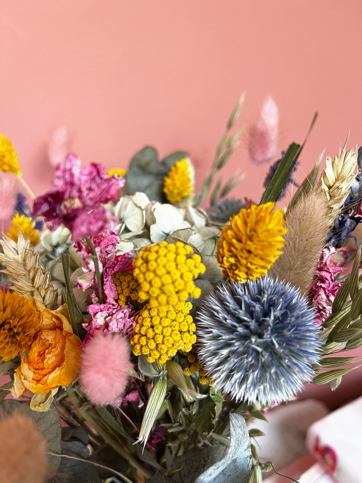 Bouquet de fleurs séchées multicolore GRENADE