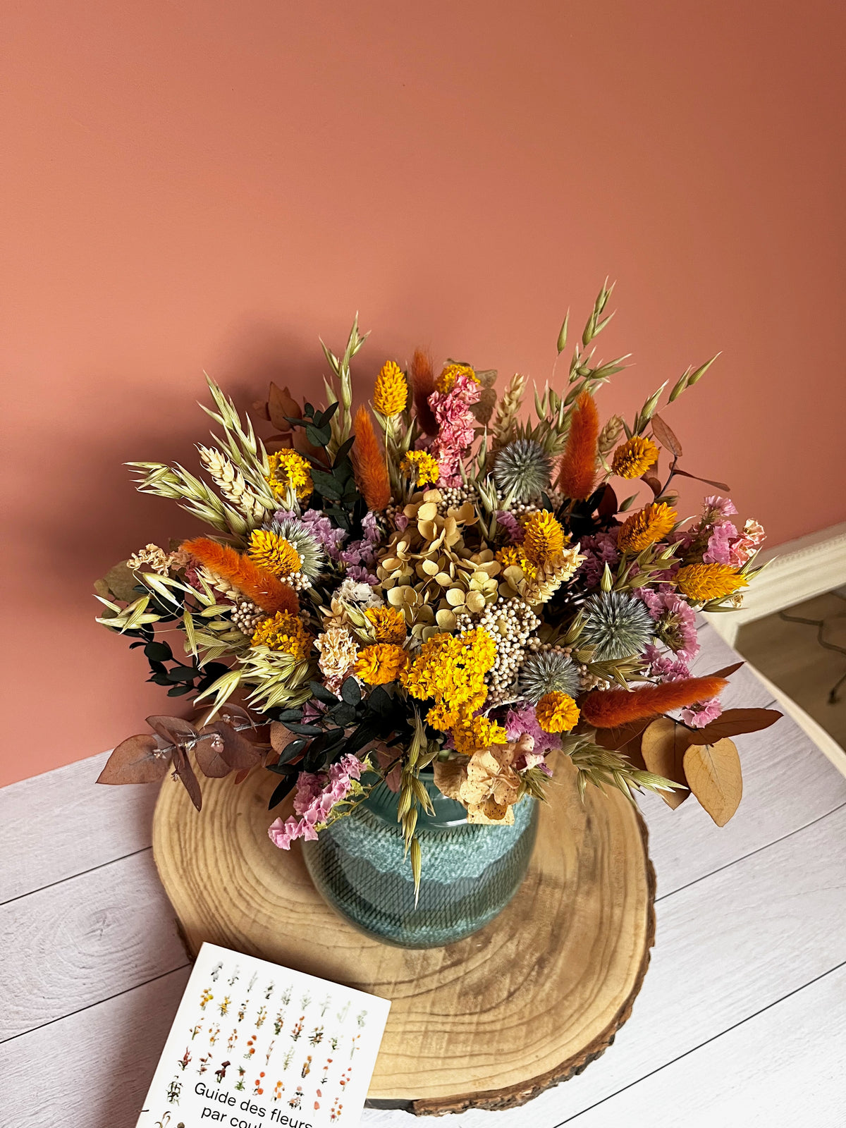 Bouquet de fleurs séchées sur mesure